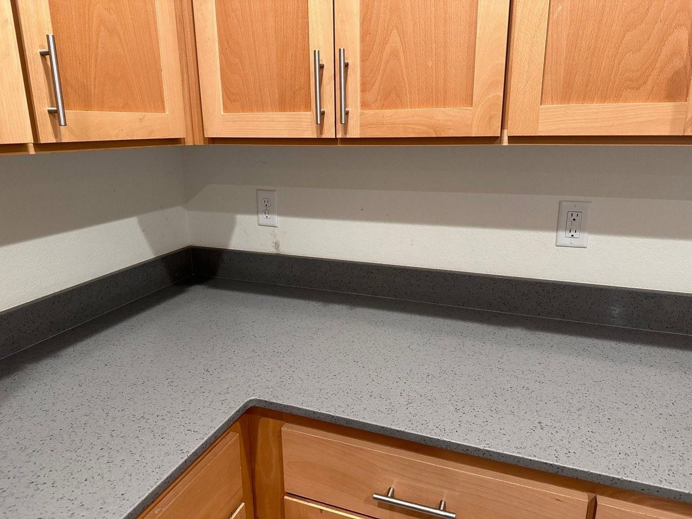 Kitchen countertop after cleaning