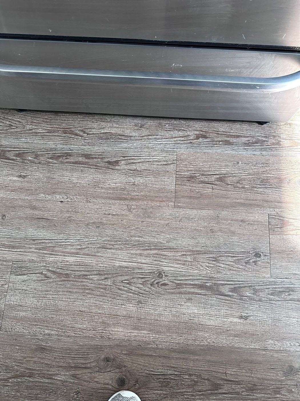 Kitchen floor after cleaning