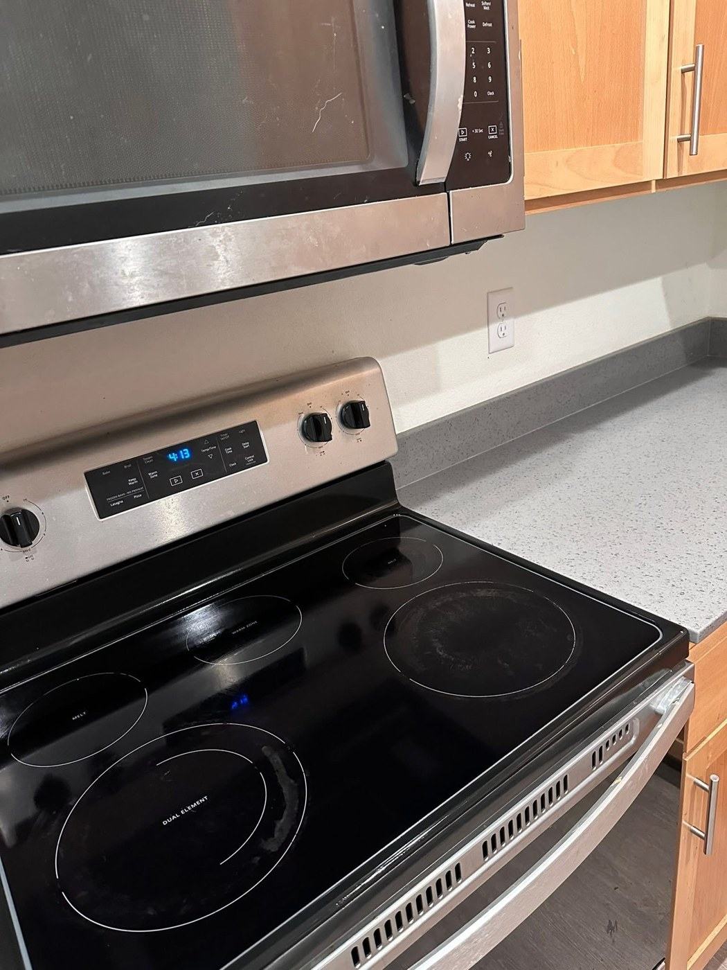 Stovetop after cleaning